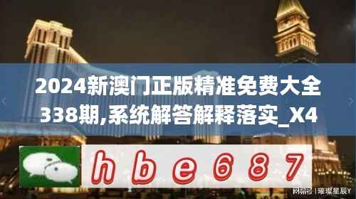 2024新澳门正版精准免费大全338期,系统解答解释落实_X49.327-1