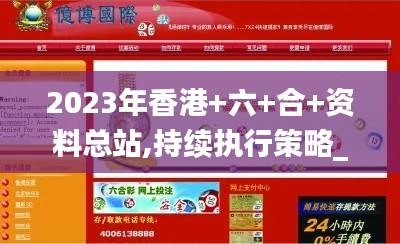 2023年香港+六+合+资料总站,持续执行策略_交互版2.174