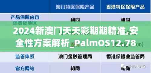 2024新澳门天天彩期期精准,安全性方案解析_PalmOS12.787