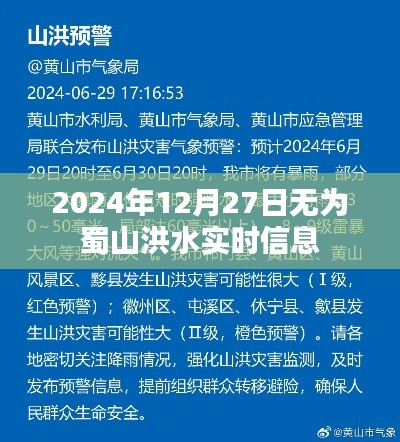 无为蜀山洪水实时信息更新(最新洪水动态)