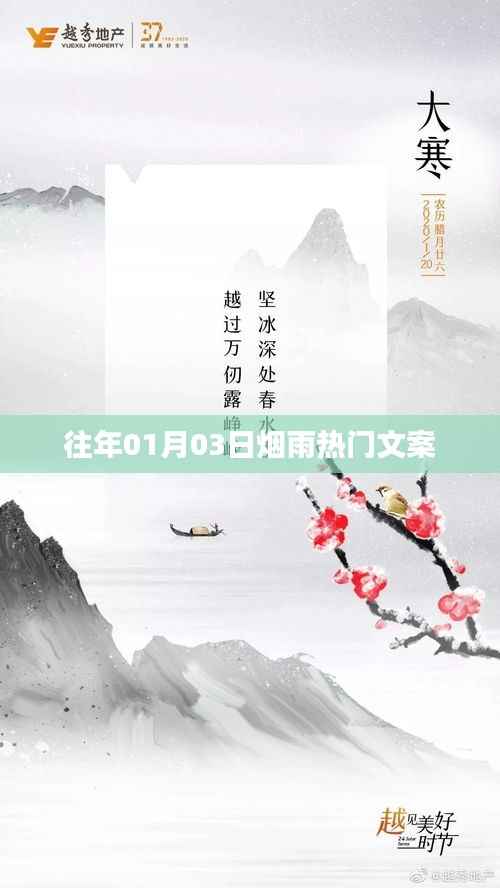 烟雨蒙蒙迎新年,热门文案精选