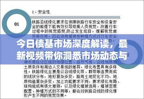 今日债基市场深度解读,最新视频带你洞悉市场动态与投资趋势