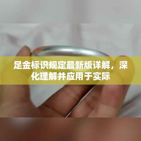 足金标识规定最新版详解,深化理解并应用于实际